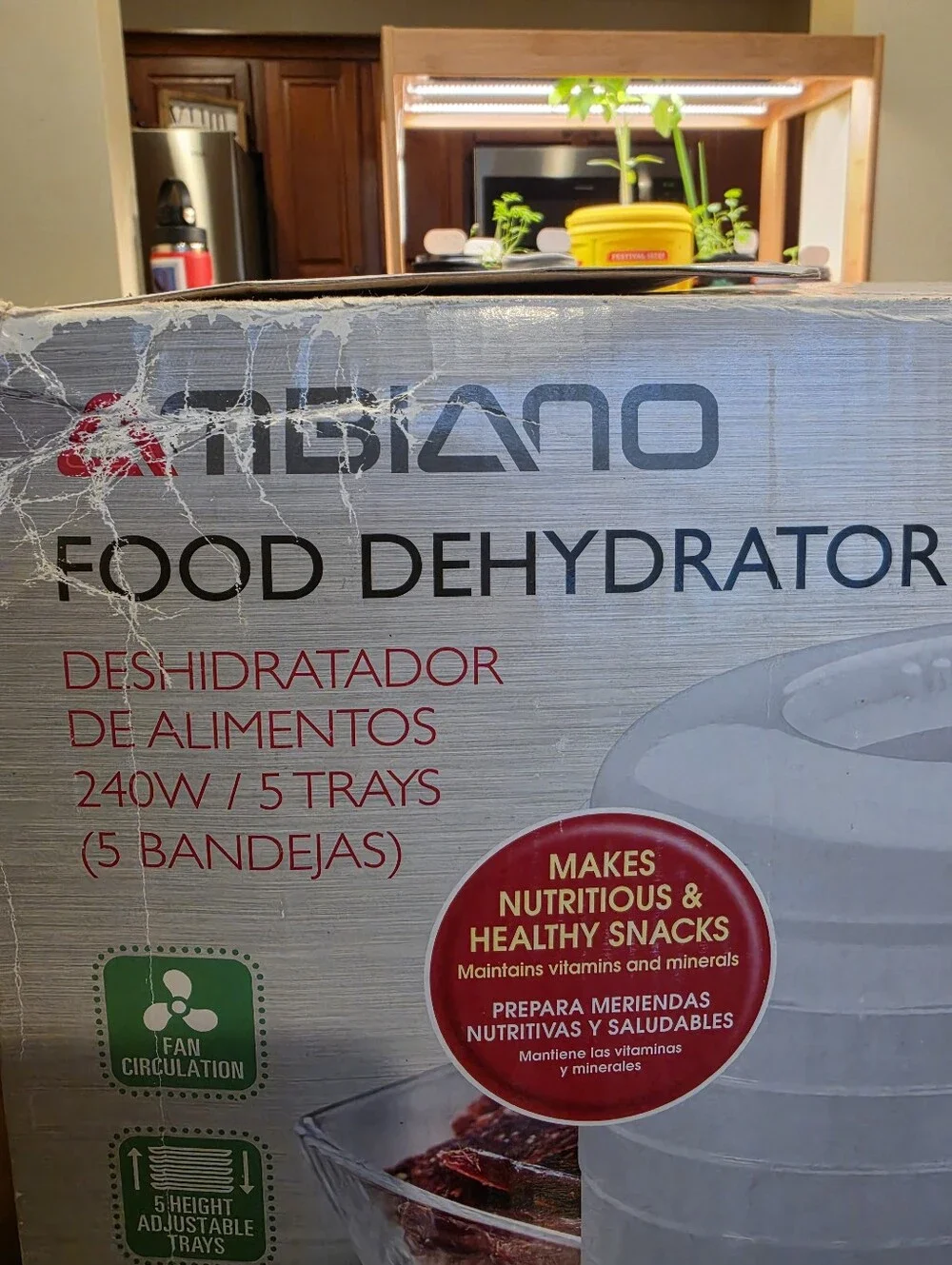 Ambiano Food Dehydrator 240W BPA Free